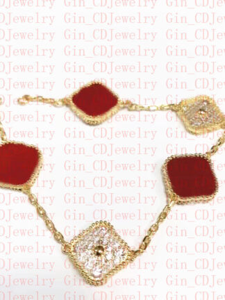 Купить Designer Classic Lucky Clover Bracelet 18K Gold Women and Girls Valentine's Day Mother's Day Engagement Jewelry Fade Free