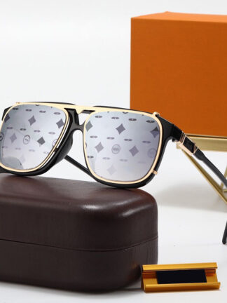 Купить Unique Summer Sunglasses New Full Frame Designer Glasses Letter Rectangle for Man Woman 6 Color Top Quality