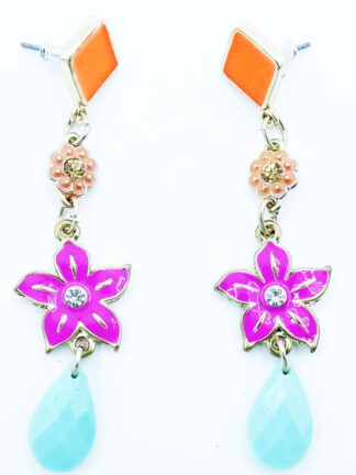 Купить Stud Europe and the United States the new hot fashion color drill long ears Flower earrings