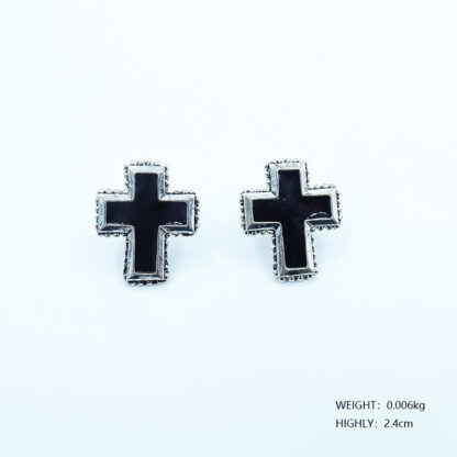 Купить Europe and the United States the cross stud earrings