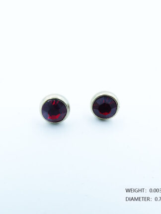 Купить European and American fashion female han edition ruby stud earrings Accessories wholesale