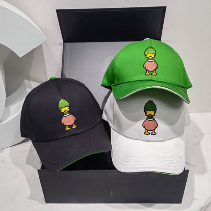 Купить Novelty Ball Cap Designer Dome Caps Hats Cute duck Design for Man Woman 3 Color Top Quality