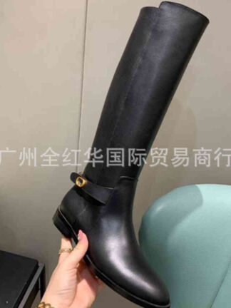 Купить Boots High end Women's autumn and winter boots women's knee less Knight long tube temperament is thin high