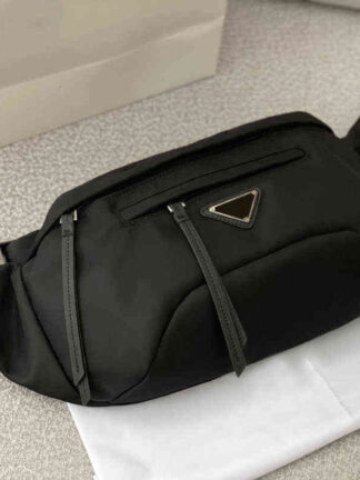 Купить Waist Bags Womens Fashion Nylon Bag Men Casual Belt Zipper Chest Fanny Pack Mens Black Leather Crossbody Sport handbags GPHM