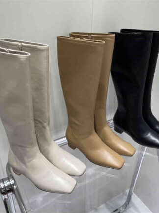 Купить Boots High end quality boots women's high tube simple are thin below the knee