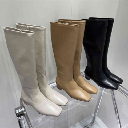 Купить Boots High end quality boots women's high tube simple are thin below the knee