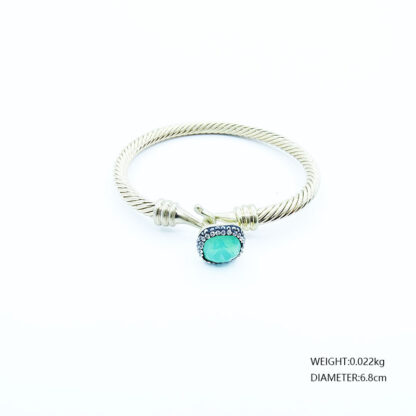 Купить Europe and the United States air cooling green gem bracelet
