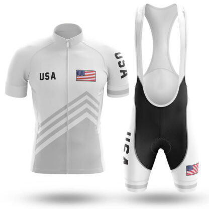 Купить 2022 Team USA Summer Cycling Short Sleeve Jersey And Bib Shorts Set