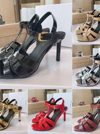 Купить Designer Women Sandals Calfskin Leather Flat Slides Flip Flops Fashion Intertwining Straps Italy High Heels Summer Outdoor Shoes Patent leather Sandals AAA+ D6768