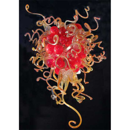 Купить Hotel Decor Hand Blown Glass LED Chandelier Modern Art Decor Custom Made Murano Glass Unique Designed LED Chandelier with CE UL Certificate