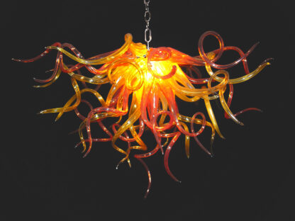 Купить Pendant Lamps 100% Mouth Blown Borosilicate Murano Glass Small Chandeliers Light Art Sunshine Pendant-Lamp Home Ceiling