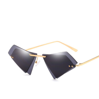 Купить arrival fashion uv400 protection pc double lens irregular shape cat eye sunglasses women 6colour with box