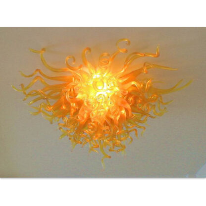 Купить Ceiling Light Livingroom Chandeliers Decor LED Borosilicate Glass Chandelier Lighting 100% Handmade Art Crystal Lightings