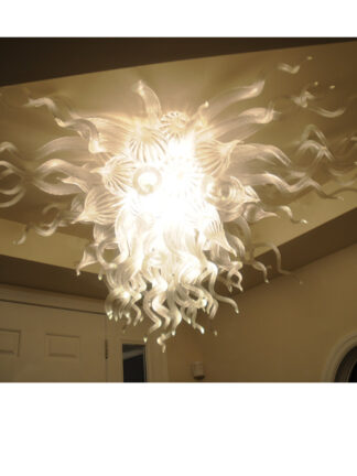 Купить white modern lamps crystal chandeliers Murano glass chandelier led light bulbs Chandelier for dining room entrance hall