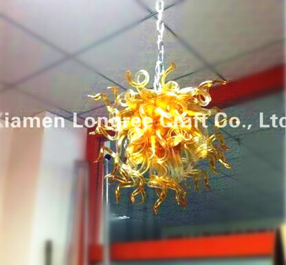 Купить Ceiling Lights Mouth 110v/120v LED Bulbs Amazing Pretty Home Indoor Light Hand Blown Glass Chandelier