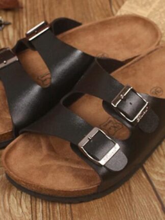 Купить New Casual Sandals Hot cork slippers Summer Woman beach slippers flip slip-resistant Female