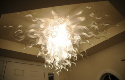 Купить Ceiling Lights Glass Crystal Light Flower Led Ceiling-Lamp Home Decoration Living Room Art Decorative Indoor Lighting