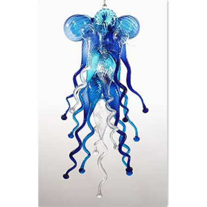 Купить small blue modern lights LED hand made glass chandelier lighting murano glass turkish lamps chandeliers & pendant
