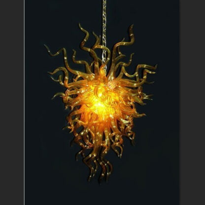 Купить modern chandeliers hand made glass chandelier light LED bulbs light mini chandelier glass shades chanderlier kitchen