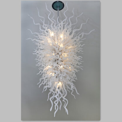 Купить beige glass chandeliers murano LED bulbs light living room baby for wedding table top lighting