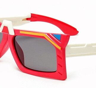 Купить Children Sunglasses 2021 Uv400 Polarized Fold Silica Gel Kid Sunglasses Fashion Style Sun Glasses Eyewear Frame with Car Case As Gift