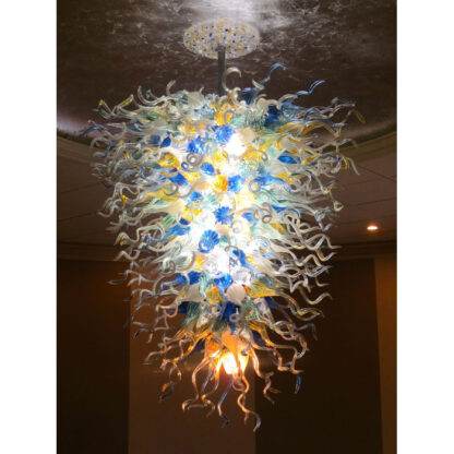 Купить Lamps Home Decorative Chandeliers Lamp Indoor Decoration LED Light Source Hand Blown Murano Colored Art Glass Chandelier