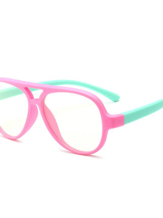 Купить 2018 New Fashion Anti Blue Light Silicone Flexible Material Glasses Boys Girls Children's Eye Frame Optical Frames Manufacturers In China