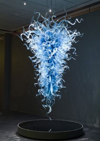 Купить Lamps Blue LED Pendant Lamp Creative 100% Hand Blown Murano Glass Chandeliers Italian Style European Chandelier