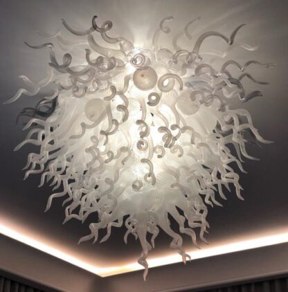 Купить Lamps Dining Room Decorative Ceiling Light Blown Murano Chandeliers LED Flush Mount Hotel Restaurant Ceiling-Lighting Decoration