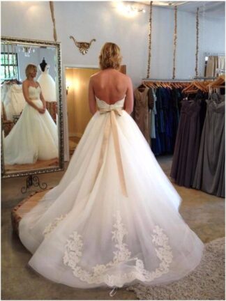 Купить Charmi Gowns ng Vintage Sweetheart Wedding Dresses A Line Lace backless Bridal Bride Sashes gown vestido de noiva longo