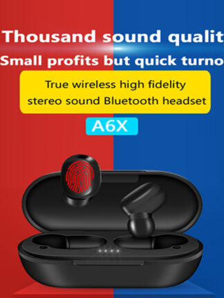 Купить original a6x tws bluetooth earphone pk gt1 wireless headphones touch control hd stereo inear sport gaming headset earbuds airbuds heylou