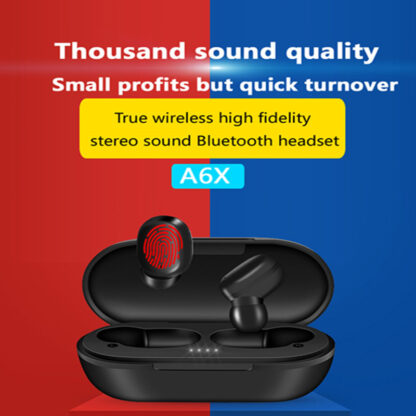 Купить original a6x tws bluetooth earphone pk gt1 wireless headphones touch control hd stereo inear sport gaming headset earbuds airbuds heylou