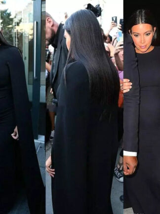 Купить Kim Kardashian Black Evening Dress Maternity for Pregnant Women Long Holiday Wear Formal Party Gown Custom Made Plus Size