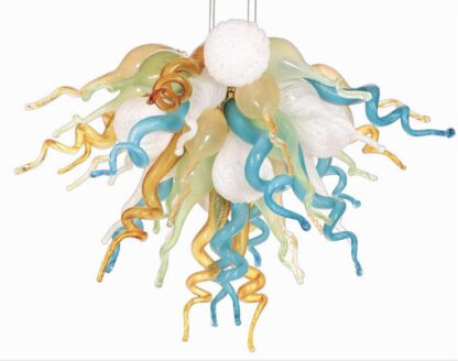 Купить Popular Hand Blown Glass Chandelier Light Home Villa Art Decorative Pendant Light Murano Glass LED Chandelier Lamps Small Size Cheap Price