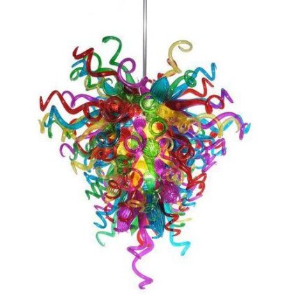 Купить Zhongshan Indoor Chandelier Lighting Living Room Bedroom Art Decorative LED Light Colorful Design Murano Glass Chandelier