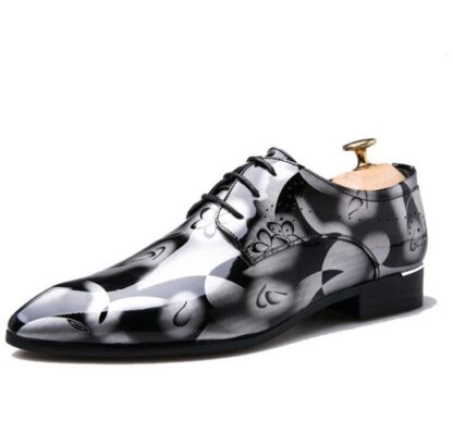 Купить Men Shoes 2022 New Spring Dress Shoes High Quality Business PU Leather Lace-up Footwear Formal Shoes for Wedding Party