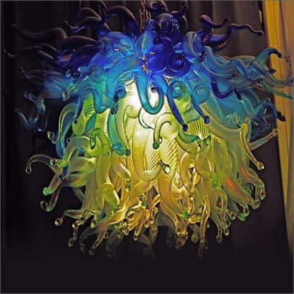 Купить Lamp Artistic Style Italian Blown-Glass Chandeliers Glass Pendant Lamps for Christmas Decoration LED Light Source