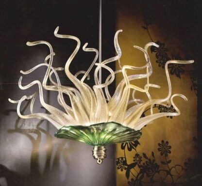 Купить Lamps 100% Mouth Blown Borosilicate Murano Glass Pendant Lighting Art Unique Crystal Ceiling Lamp Led