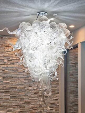 Купить Lamp Modern Crystal Chandeliers Lighting Art Home Decoration Bubble Pendant Lamps Style Hand Blown Glass Chandelier