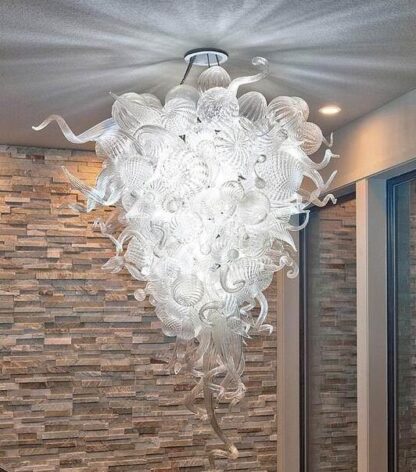 Купить Lamp Modern Crystal Chandeliers Lighting Art Home Decoration Bubble Pendant Lamps Style Hand Blown Glass Chandelier