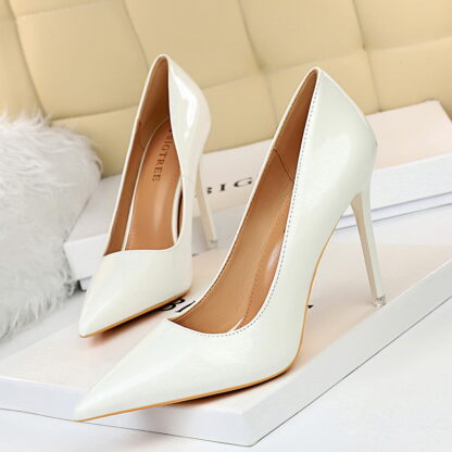 Купить with box size 34 to 40 bridesmaid wedding shoes pointed toe metal high heel designer pumps fashion luxury designer women shoes Q66325