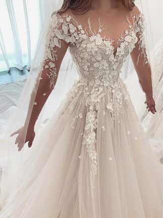 Купить Lace V-Neck Ball Gown Wedding Dresses Ivory Off The Shoulder Sweetheart Up Gowns Long Train Beaded Bridal Dress