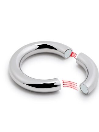 Купить 30mm 33mm 38mm Stainless steel magnet suction time delay magnetic penis ring male penis weight bearing excercise cock ring adult sex toys