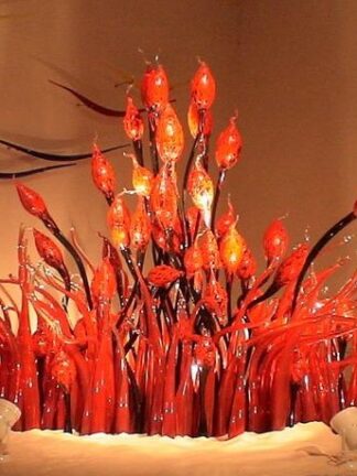 Купить Zhongshan Factory Special Beautiful Lamps Floor Lighting Art Deco Blown Glass Sculpture for Hotel Project