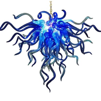 Купить Pendant Lamps Chandeliers Crystals Light Energy Saving Lights Source House Decoration Living Room Lighting Handmade Blown Glass Small Chandelier