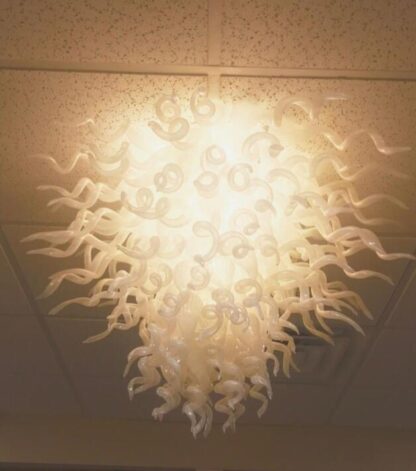 Купить Modern Ceiling Lights LED Crystal Chandeliers for High Office Art Decoration Hand Blown Glass Indoor Lighting Ceiling-Light