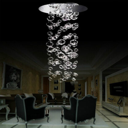 Купить Modern Art Deco Blown Lamps Chandeliers Lighting Clear Murano Glass Custom Made Crystal Round LED Chandelier for Villa Home Decor