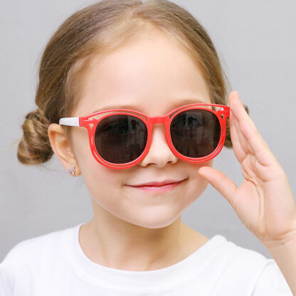 Купить kid glasses fashionable silica gel children sunglasses sunshading and antiultraviolet boys and girlsstyle sun glasses 8209