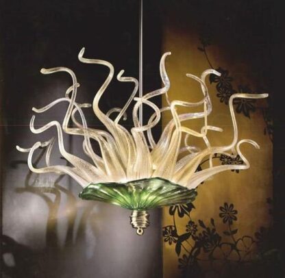 Купить Flower Art Pendant Lamps for Living Room Dining Hand Blown Murano Glass LED Modern Chandelier