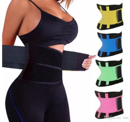 Купить Women's Fitness Waist Cincher Waist Trimmer Corset Ventilate Adjustable Tummy Trimmer Trainer Belt Weight Loss Slimming Belt OPP Packing
